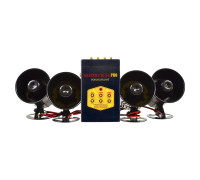Sound bird repeller Korshun 16, 4 speakers, power supply 220V/12V, 15 ha