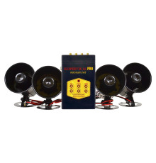 Sound bird repeller Korshun 16, 4 speakers, power supply 220V/12V, 15 ha