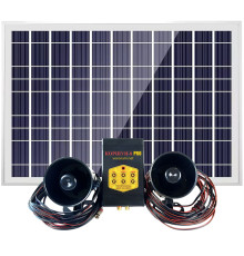 Sound bird repeller Korshun 8 Solar, 10 ha