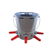 Ведро-поилка для козлят и ягнят GEPPAS 8 л с 5 сосками