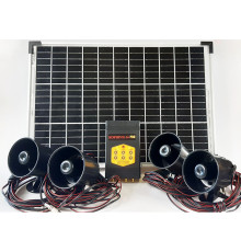 Звуковой отпугиватель птицы Коршун 16 Pro Solar, 15 га