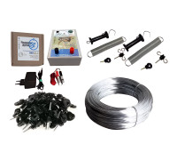 Electric shepherd assembly for 1 ha in two lines