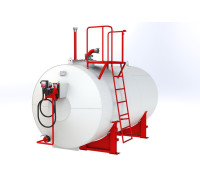 Gas station with a capacity of 10 cubic meters
