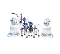 Milking machine KhZDO UID-20 M115 Stainless steel (two buckets)