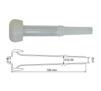 Teat rubber silicone 12-S for goats (Türkiye)