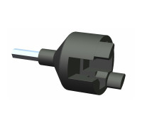 Drill attachment for screwing insulators