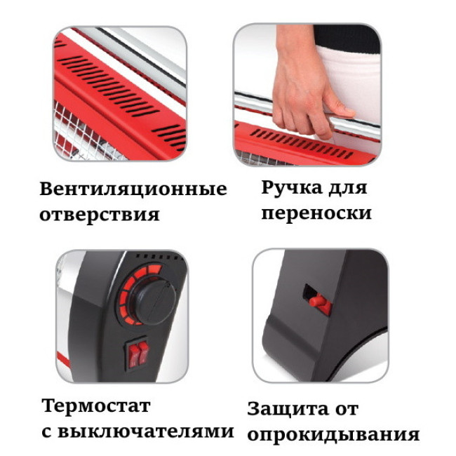 Quartz heater Minisan Dolphin DP-2400, Türkiye Quartz heater Minisan Dolphin DP-2400, Türkiye