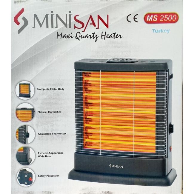 Quartz heater Minisan Midi MS-2100, Türkiye Quartz heater Minisan Midi MS-2100, Türkiye