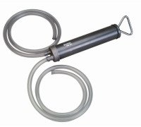 Dual-action syringe for pumping engine and transmission oil